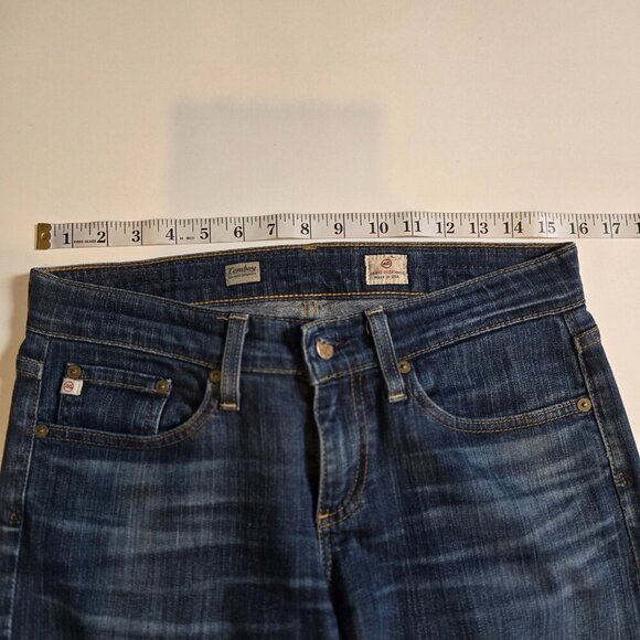 AG Adriano Goldschmied The Tomboy Relaxed Straight Jeans Womens 26R Dark Wash US - Picture 4 of 8